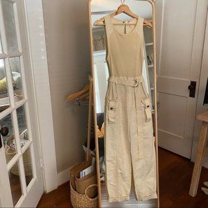 Free People Cargo Jumpsuit